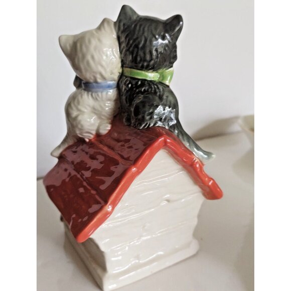 Rare Vintage Goebel Hummel Naughty Cats/Sleeping Dog Coin Bank 6.5" Tall 1950's - Picture 4 of 13
